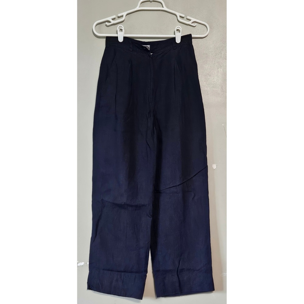 Vintage 100% Linen Women's Pants – Size 38‎ – Made in Italy